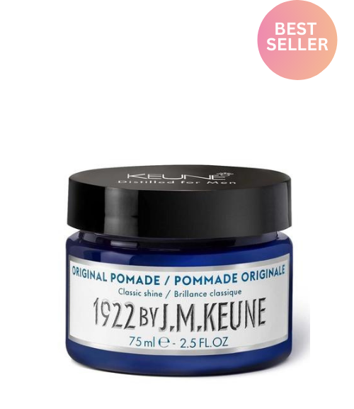 Erlebe die 1922 ORIGINAL POMADE für festen Halt und glänzendes Hairstyling. Vielseitig anwendbar und mit Kreatin angereichert. Perfekt für Männer mit trockenem Haar. Keune.ch.