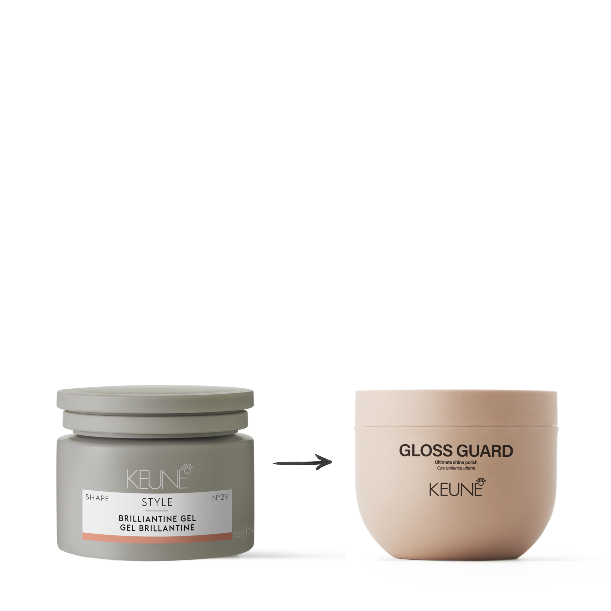 Rayonne avec Keune Gloss Guard - Cire brillance ultime. Coiffure ultra-lustrée et souple, idéal pour maîtriser les frisottis et obtenir des tresses impeccables.