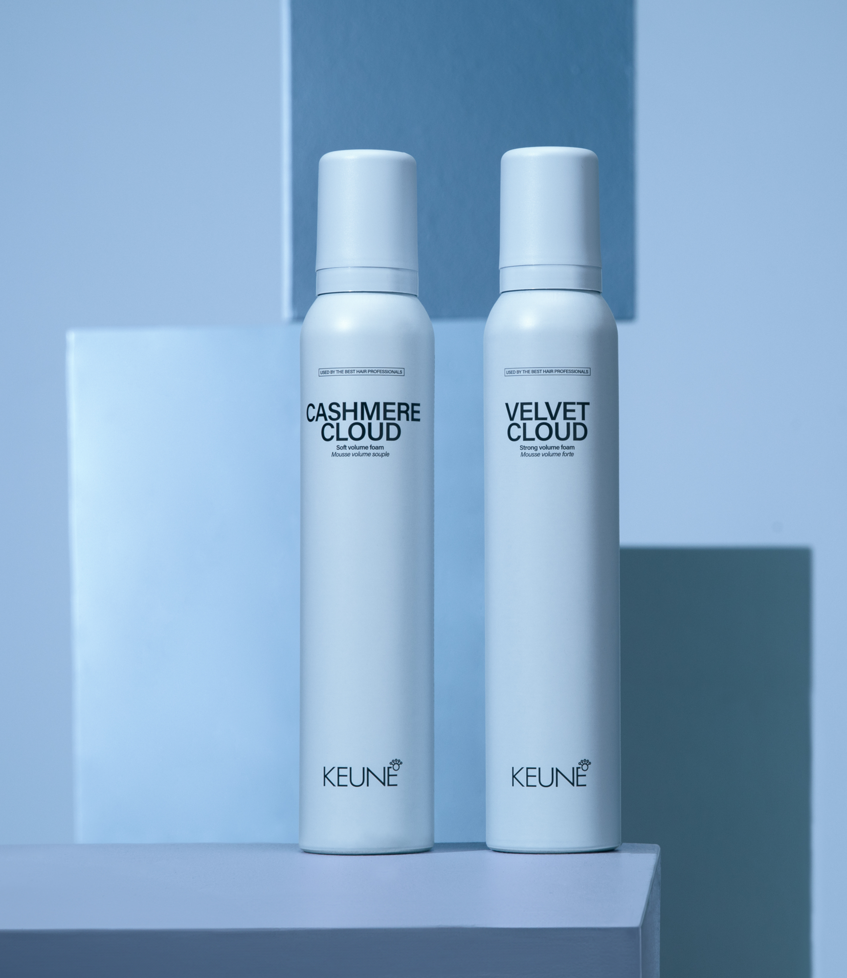 Keune Velvet Cloud: Volumenschaum für beeindruckendes Volumen, nährt und schützt das Haar. Ideal für tägliches Haarstyling mit Hitzeschutz bis 230°C.