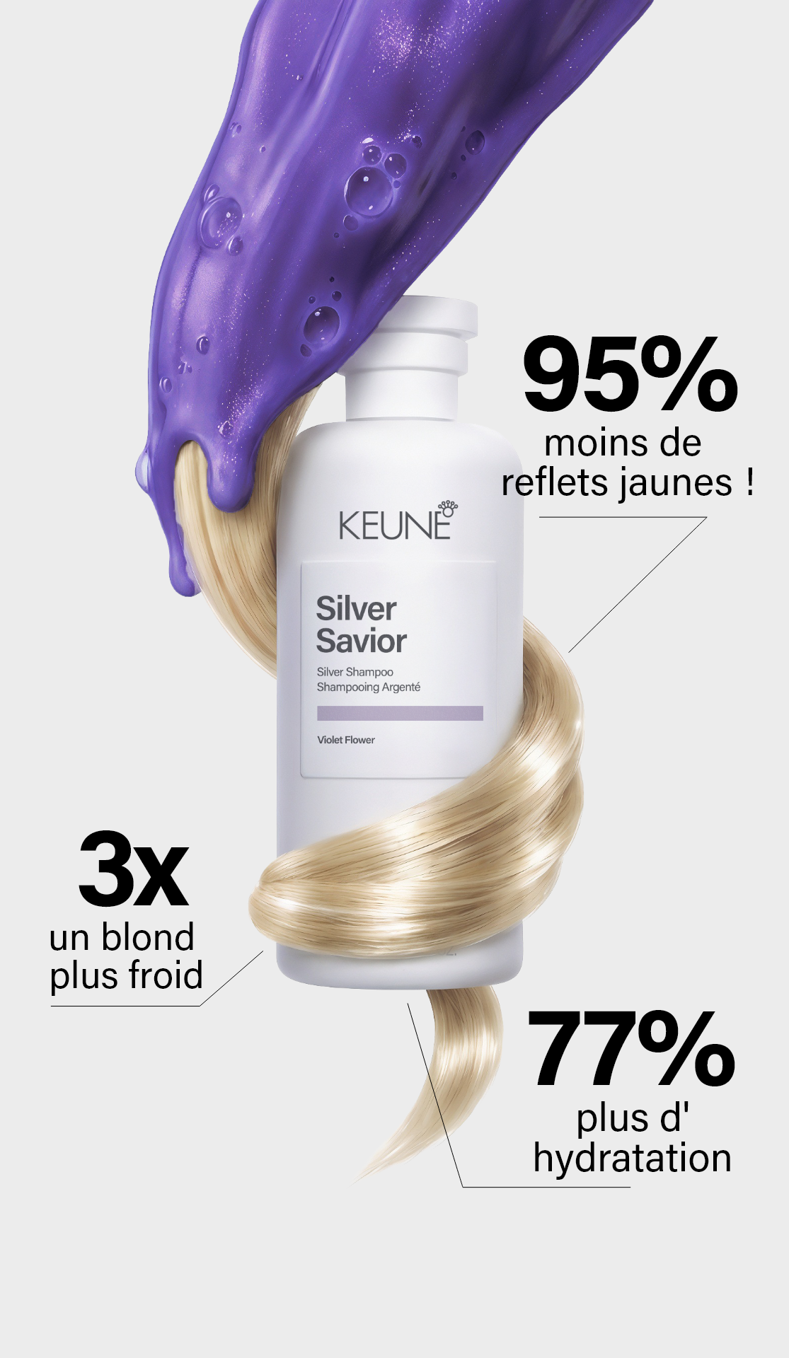 Kit Silver Blonde | Soins capillaires pro pour blond froid
